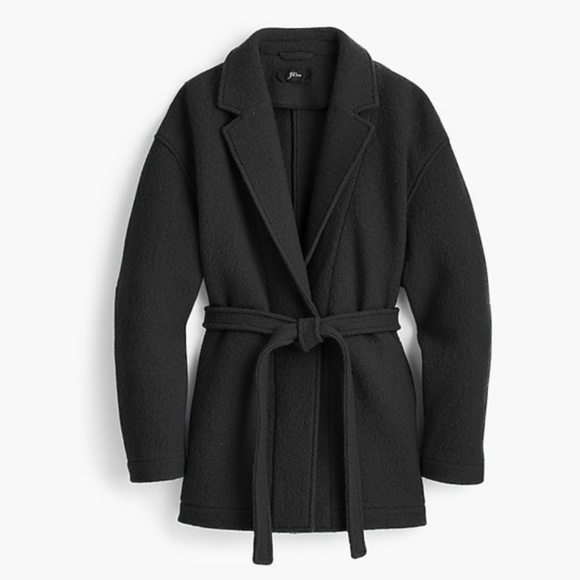 J. Crew Jackets & Blazers - NWT CAMILLE SHORT WRAP COAT IN ITALIAN WOOL LARGE